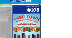 Desktop Screenshot of labeltown.com